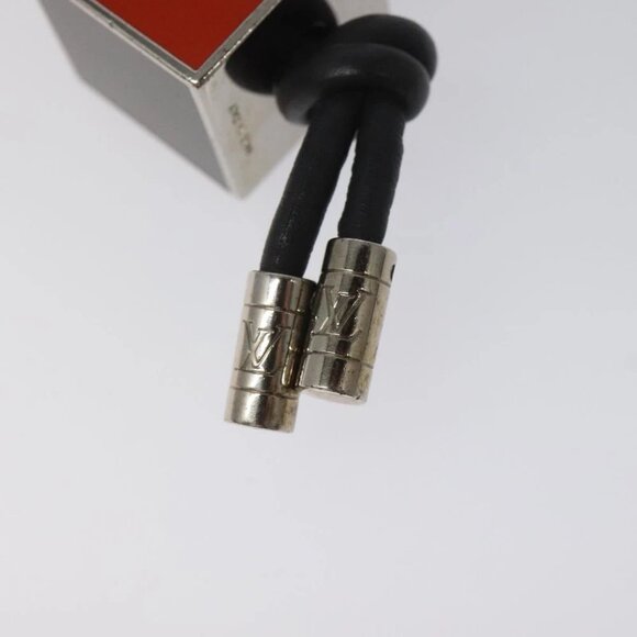 LOUIS VUITTON Porte Cles Tricube Charm metal Silver M67140 LV Auth bs23713 - Picture 4 of 10